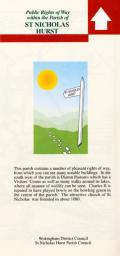 Public Rights of Way within the Parish of St Nicholas Hurst